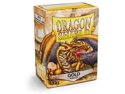 Dragon Shield Box of 100 in Matte Gold